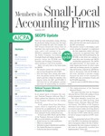 Members in Small Local Public Accounting Firms, September 2003