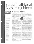 Members in Small Local Public Accounting Firms, February 2005 by American Institute of Certified Public Accountants (AICPA)