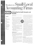 Members in Small Local Public Accounting Firms, November 2005 by American Institute of Certified Public Accountants (AICPA)