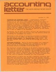 Accounting Letter, The AICPA Weekly News Digest, December 6, 1971