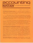 Accounting Letter, The AICPA Weekly News Digest, December 13, 1971