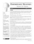 Performance Measures News & Views, Volume 1, Number 5, May 2002
