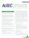 AcSec Update, Volume 1, Number 2, November 1996 by American Institute of Certified Public Accountants. Accounting Standards Executive Committee
