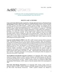 AcSec Update, Volume 6, Number 3 April 2002