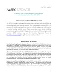 AcSec Update, Volume 7, Number 3 June 2003