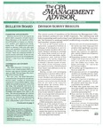 CPA Management Advisor, Volume 2, Number 1, Winter 1988 by American Institute of Certified Public Accountants. Division for Management Advisory Services