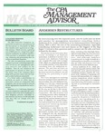 CPA Management Advisor, Volume 3, Number 1, Winter 1989 by American Institute of Certified Public Accountants. Division for Management Advisory Services