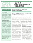 CPA Management Advisor, Volume 5, Number 4, Fall 1991 by American Institute of Certified Public Accountants. Division for Management Advisory Services