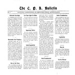 C. P. A. Bulletin, No. 1
