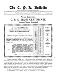 C. P. A. Bulletin, No. 5, March 1, 1922
