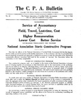 C. P. A. Bulletin, No. 12, November 1, 1922 by National Association of Certified Public Accountants