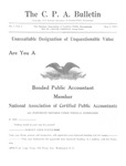 C. P. A. Bulletin, Vol. 2, No. 5, May 1, 1923