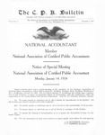 C. P. A. Bulletin, Vol. 2, No. 11, December 1, 1923 by National Association of Certified Public Accountants