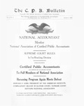 C. P. A. Bulletin, Vol. 3, No. 1, January 1, 1924 by National Association of Certified Public Accountants
