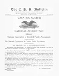 C. P. A. Bulletin, Vol. 3, No. 8-9, August-September 1, 1924 by National Association of Certified Public Accountants
