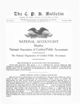 C. P. A. Bulletin, Vol. 3, No. 11, November 1, 1924 by National Association of Certified Public Accountants