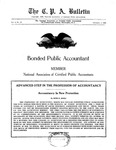 C. P. A. Bulletin, Vol. 4, No. 12, December 1, 1925 by National Association of Certified Public Accountants