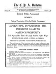C. P. A. Bulletin, Vol. 5, No. 12, December 1, 1926 by National Association of Certified Public Accountants