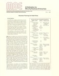 MBE, A Publication for Minority Business Enterprises, Fall 1984