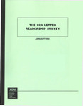 CPA Letter Readership Survey, January 1994