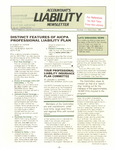 Accountant's Liability Newsletter, Number 16, March/April 1989