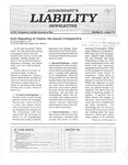 Accountant's Liability Newsletter, Number 21, April 1990
