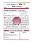 Accountant's Liability Newsletter, Number 27, First Quarter 1992
