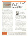Accountant's Liability Newsletter, Number 3, May 1983
