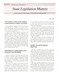 State Legislation Matters, Volume 3, Number 4, Fall 1991