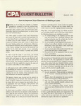 CPA Client Bulletin, August 1977