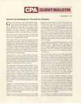 CPA Client Bulletin, November 1977 by American Institute of Certified Public Accountants (AICPA)