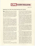 CPA Client Bulletin, March 1978 by American Institute of Certified Public Accountants (AICPA)