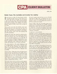 CPA Client Bulletin, April 1978 by American Institute of Certified Public Accountants (AICPA)