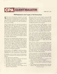 CPA Client Bulletin, February 1979 by American Institute of Certified Public Accountants (AICPA)