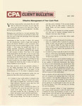 CPA Client Bulletin, May 1979