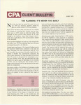CPA Client Bulletin, June 1979 by American Institute of Certified Public Accountants (AICPA)