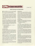 CPA Client Bulletin, October 1979 by American Institute of Certified Public Accountants (AICPA)