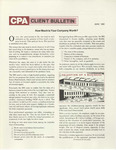 CPA Client Bulletin, June 1980 by American Institute of Certified Public Accountants (AICPA)