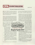 CPA Client Bulletin, August 1980 by American Institute of Certified Public Accountants (AICPA)
