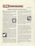 CPA Client Bulletin, January 1981