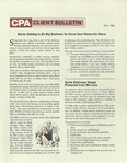 CPA Client Bulletin, July 1982 by American Institute of Certified Public Accountants (AICPA)