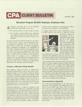 CPA Client Bulletin, August 1982 by American Institute of Certified Public Accountants (AICPA)