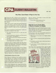 CPA Client Bulletin, May 1983 by American Institute of Certified Public Accountants (AICPA)