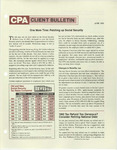 CPA Client Bulletin, June 1983 by American Institute of Certified Public Accountants (AICPA)
