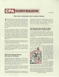 CPA Client Bulletin, July 1983 by American Institute of Certified Public Accountants (AICPA)