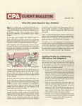 CPA Client Bulletin, January 1984