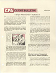 CPA Client Bulletin, March 1984