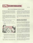 CPA Client Bulletin, July 1984