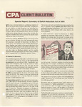 CPA Client Bulletin, August 1984