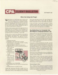 CPA Client Bulletin, September 1984